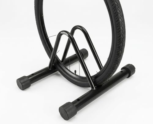 Bike Parking Stand Bicycle Rack Storage Floor Parking Stand Indoor and Outdoor Use Black