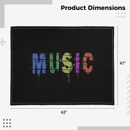 Anjetan Drum Rug, Drum Mat, Electrical Drum Carpet Soundproof Rug Pads Drum Accessories For Electric Drums Jazz Drum Set, Gift For Drummers, Drum Accessories, 47’’ X 63’’ #TOP4