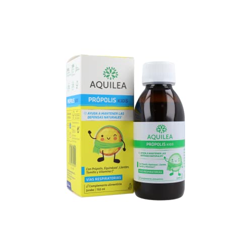 AQUILEA | Propolis Kids 150ml | Complemento alimenticio | Jarabe Vías Respiratorias | Mantiene defensas naturales