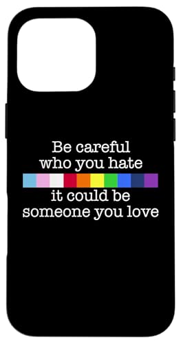 Be Careful WHO YOU HATE IT MIME �X�}�z�P�[�X iPhone 16 Pro Max �p