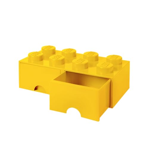 Lego Brick Drawer 8 Bright Yellow