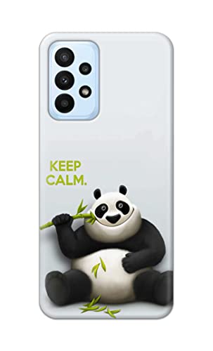 Image of PRINTFIDAA� Printed Hard Back Cover Case for Samsung Galaxy A23 4G | Samsung Galaxy A23 5G Back Cover (Cartoon Panda) -2808