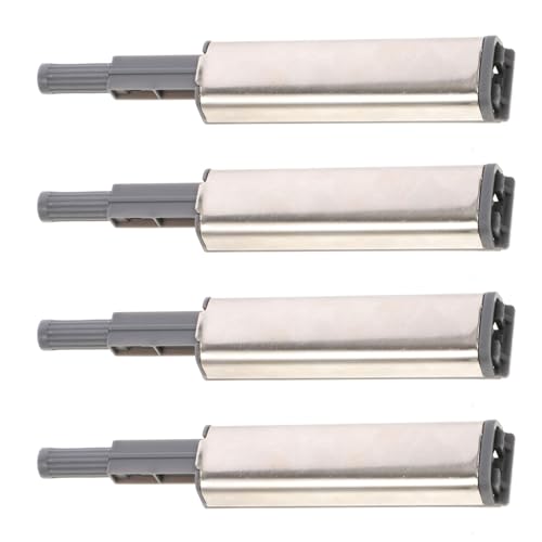 Vaguelly 4個 プッシュトゥオープンラッチ 耐久性隠しキャビネット扉ラッチ 簡単取付け 引き出し 収納家具 クローゼット用シームレスドアオ