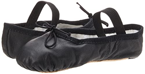 Bloch Dance Girl's Dansoft Full Sole Leather Ballet Slipper/Shoe, Black, 1.5 Little Kid #TOP7