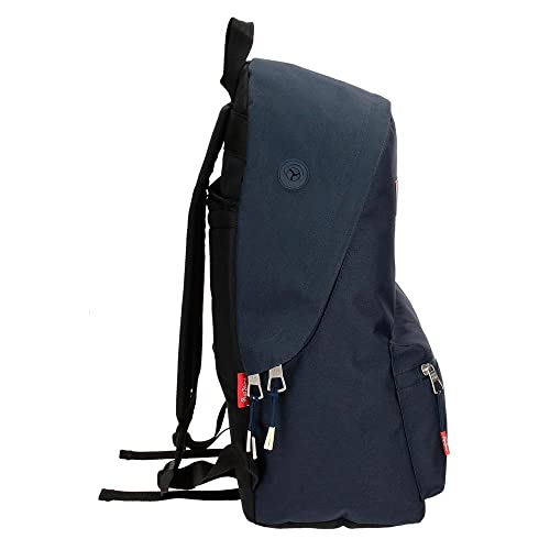 Pepe Jeans Unisex Para CriançA. 65523D1 Mochila Dikran 44Cm AdaptáVel Ao Azul Trolley (Osfa), Casual, PoliéSter, Marinho, Moda Infantil - 2