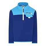 Vordertasche(n). LEGO Wear Unisex Wear Jungen Unisex Fleece Pullover mit Half Zip Lwsaipal 701 Sweatshirt, 570, 110 EU