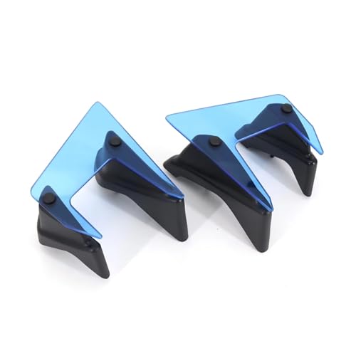 Spoilers latéraux MT-07 avec ailerons de carénage fixes bleus