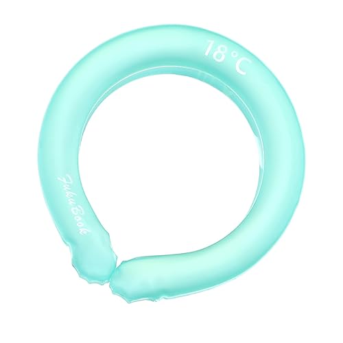 NULYLU 1個 アイスボルスター アイスパッド 暑さ対策冷却パッド フリーズネック 冷却ネック ネックアイスバンド アイスピロー 冷却供給 冷却枕 環境保護pp Sky-blue