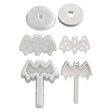 NVOQILIN Halloween-Silikon-Kerze für Kerze, Schreibtischlampe, Epoxidharz, Mehrzweck-Silikonform für Zuhause