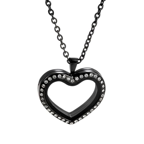 Collier médaillon coeur qui contient des photos le cadeau de couple idéal