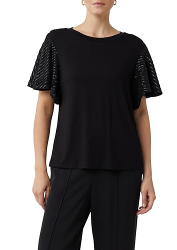 T-shirt Comma 2176168 femme haut de gamme aux finitions invisibles