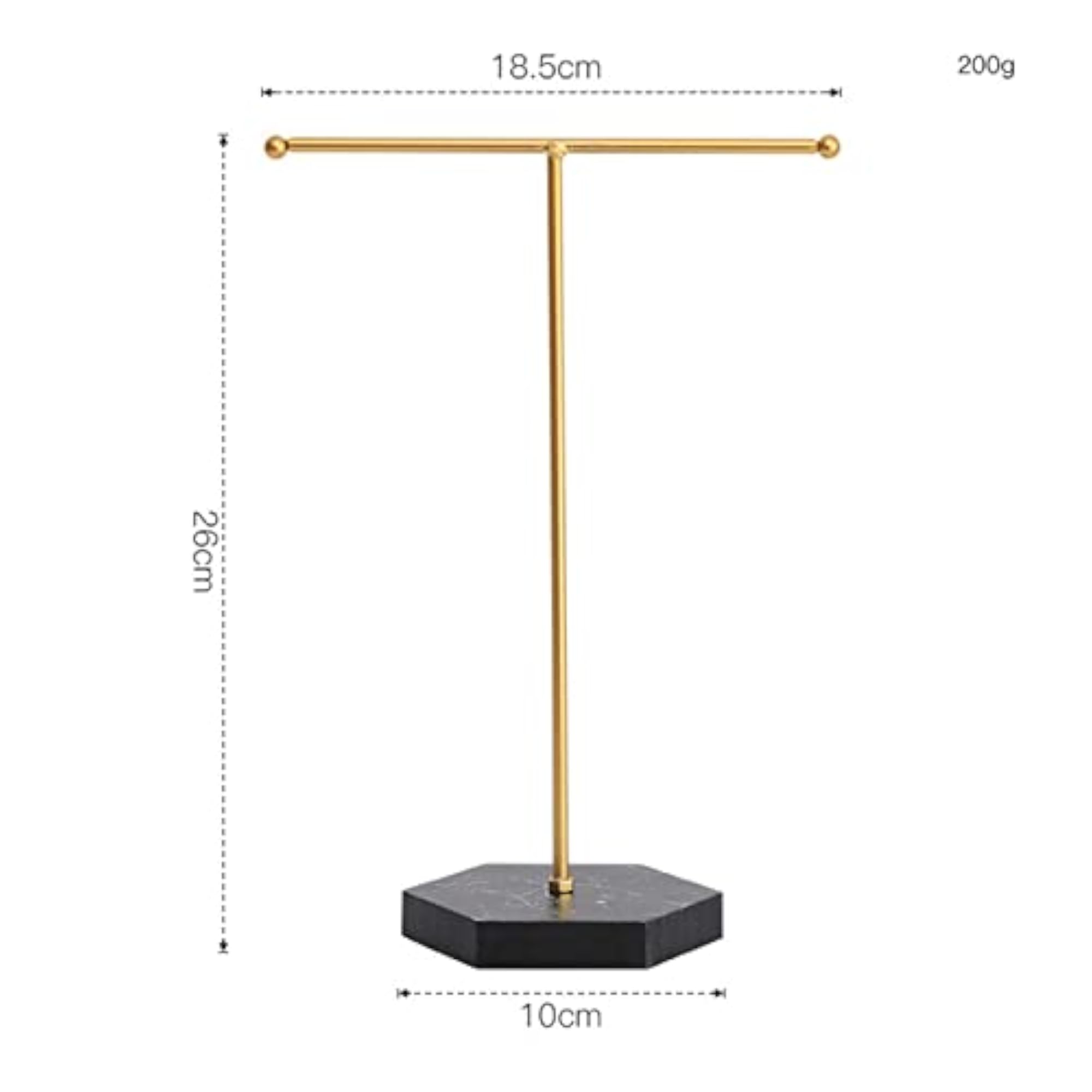 Jewellery Stand Gold Tower, Watch and Ring Holder