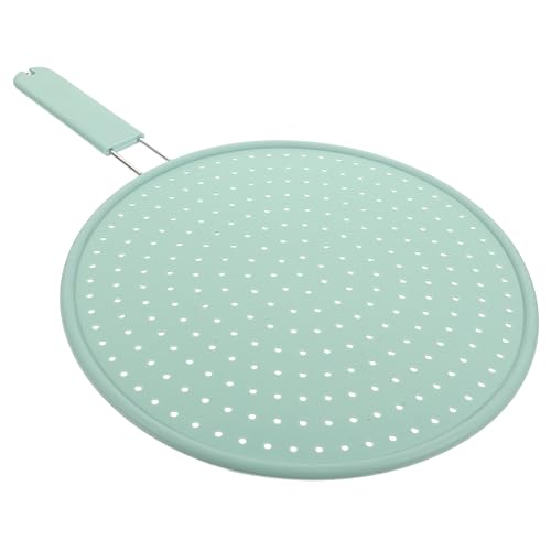 Mikinona Pantalla Salpicadura Aceite Antioleo Pequeña De Silicona Flexible, Protección contra Salpicaduras para Cocina Doméstica, Cubierta Filtro Cocina Práctico, Color Aleatorio