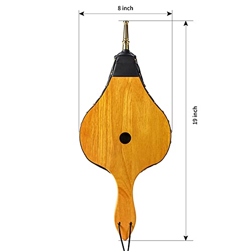 Tj.moree Fireplace Bellows 19"X 8" Custom Large Wood Fire Blower With Hanging Strap, Long Handle, Metal Nozzle, Great Tool For Fireplace, Fire Pit, Wood Stove, Bbq, Outdoor Camping - Initial J #TOP2