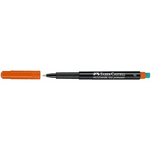Marqueurs Multi Mark F permanent orange 0.6 mm feutre universel