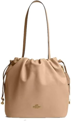 現行　極美品 COACH フェイドローストリング ショルダー　レザー　e211 現行 極美品 COACH フェイドローストリング ショルダー レザー