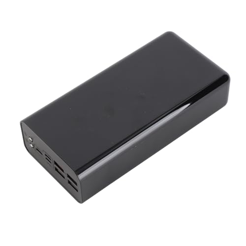 Batería externa de gran capacidad para no quedarte sin batería con pantalla LED negra