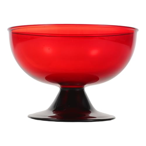 Veemoon Coupe à Dessert Verre sur Pied pour Glaces Salades Fruits Service Facile Lave-vaisselle