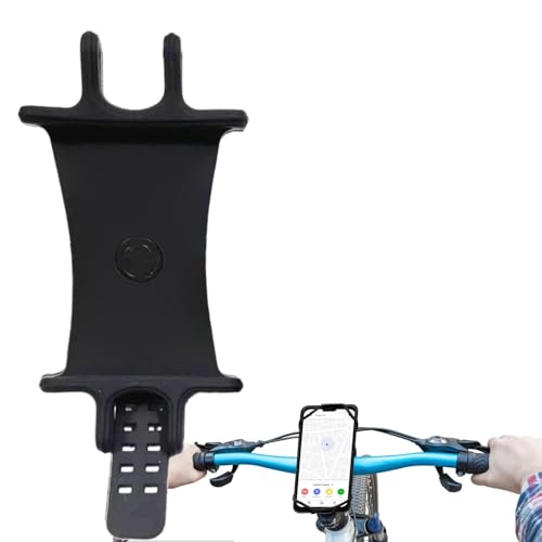 Support de vélo en silicone – Support de téléphone de vélo, support de téléphone portable de vélo en silicone à rotation à 360° | Accessoires universels de support de téléphone de vélo d'absorption de
