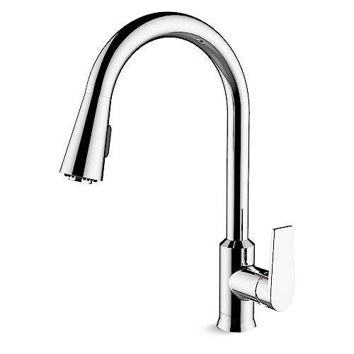 Misturador Monocomando De Mesa Para Cozinha Com Ducha Removível Taut Cromado Kohler