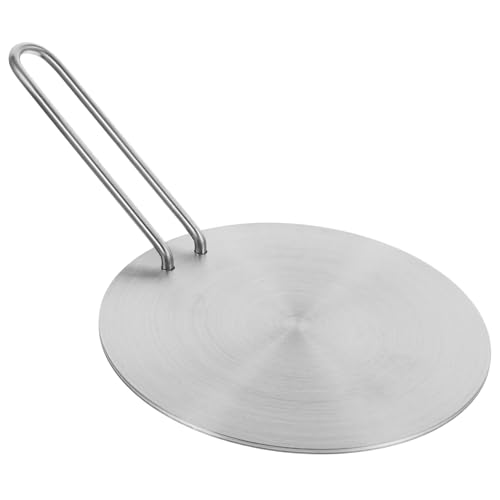 DOITOOL Placa Difusora de Calor para Cocina de Inducción de Acero Inoxidable Placa Conductora de Calor para Estufas Eléctricas y Gas Uniformemente Fácil de Limpiar y Resistente