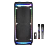 Intimidation NDR-930 Bluetooth PA Karaoke Speaker inc Wireless Microphones