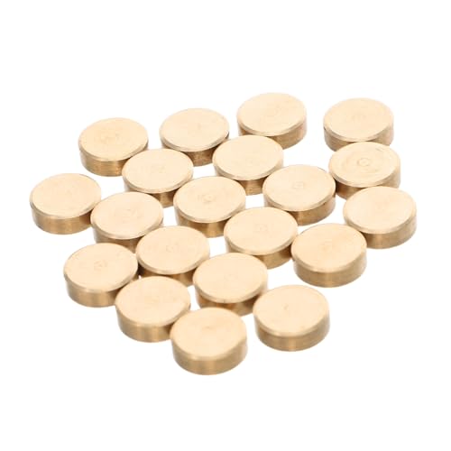 OUNONA 20個掛け時計用真鍮製縦型ドット字 静音機構付き 壁掛け時計アクセ