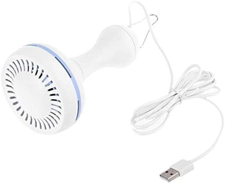 VizGiz Small USB Ceiling Fan DC 5V Air Circulator Fan 6 Detachable Blades Portable Hanging Ceiling Fans for RV 5th Wheel Camper Trailer Boat Camping Tent Tarp Canopy Sun Shelter Screen House Gazebo image 5