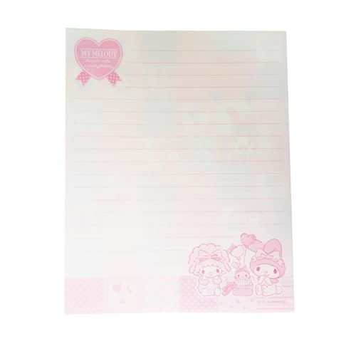 Image of Stationery Set - Cute Stationery for Writing Paper Letters, Includes: 4 Envelopes, 8 Letter Papers, & 4 Stickers (My-Meloday)