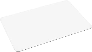 Clear Placemats Set of 2, USA Made, 12 x 18 Inch Rectangle, 2mm Thick Ul...