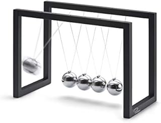 Philippi Ballance 193283 Newton's Cradle 16 x 8 x 11.5 cm Powder-Coated Chrome Metal Black