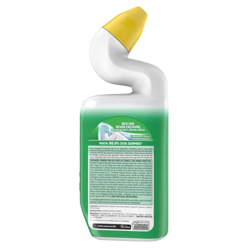 Pato Limpador Sanitário Gel, Pinho, Limpeza Pesada, Banheiro e Vaso Sanitário, 500ml