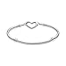 Pandora Moments Heart Clasp Snake Chain Bracelet - Charm Bracelet for Women - Compatible Moments Charms - Sterling Silver - 7.1