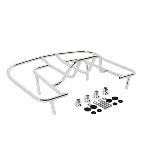 Porte-bagages top case GL1800 rigide et chromé pour charger sans effort
