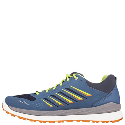 LOWA Halbschuh AXOS GTX LO stahlblau/limone, 42