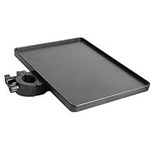 【BLACK COLOR】The black color of our sound card tray adds a simple and professional touch to your setup. It seamlessly blends in with any home or studio environment, enhancing the overall aesthetics of your workspace. 【ADJUSTABLE AND STABLE】The tray i...