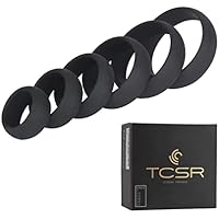 Amazon.com: TCSR 6 Different Size Cock Rings - Premium Grade Soft ...