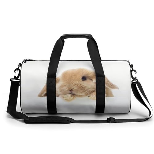 Sac de sport gym lapin jaune léger et compact pour ranger vos affaires sans encombre