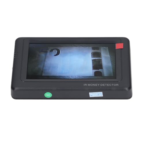 Yctze Detector Portátil con Pantalla Grande para Identificación de Billetes y Monedas falsos: Ideal para Tiendas, Restaurantes y Pequeñas Empresas