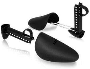 XINGZI 1 Pair Practical Plastic Adjustable Length Men Shoe Tree Stretcher Boot Holder Shaper Organizers Great for all Shoes Heels and Sneakers Sports Shoes(Black)