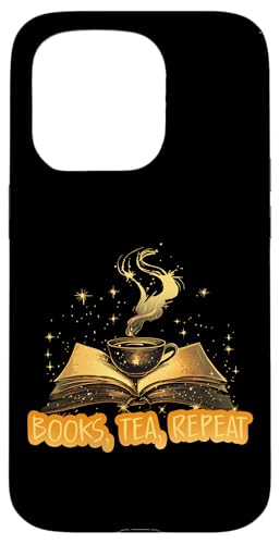 Books, Tea, Repeat Carcasa para iPhone 15 Pro
