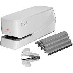 Coruscant Electric Stapler, Automatic Stapler, Heavy Duty，25 Sheet, Store 210 Staples，Includes 2000 Staples and 1 Staple Remover. Electric Desktop AC or Battery Powered for Home/Office Use