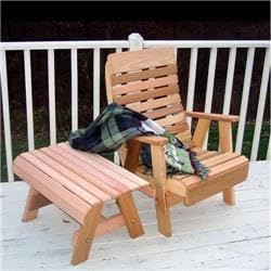 Cedar Twin Ponds Chair & Table Set