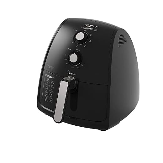 Fritadeira Airfryer Sem Óleo, 4L, Preto, 220v, Midea