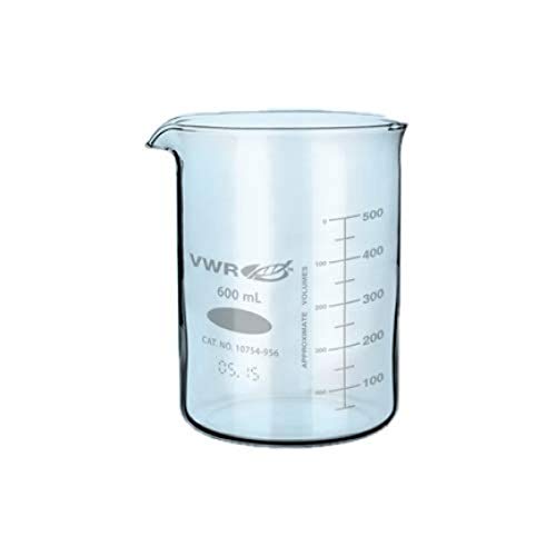 VWR 414000-003 Beaker, Low Form, Borosilicate Glass, 250ml