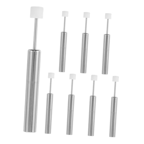 BESPORTBLE 8 Pistones Amortiguadores de Cierre Suave para Botes de Basura de Cocina Mecanismo Hidráulico de Acero y Plástico Repuesto Blanco Silencioso y Duradero para Tapa de Cubo de