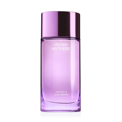 Clinique My Happy Fragrance Spray Cocoa & Cashmere | Notes of Cocoa Vanilla + Musk | Perfumes for Women 3.4 Fl Oz