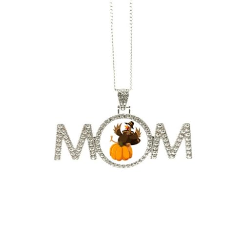Collier motif citrouille Thanksgiving pour illuminer vos repas de famille
