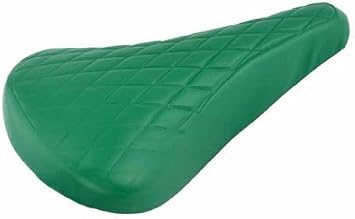 Alta Vintage Green Diamond Pattern BMX Vinyl Bike Saddle