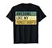 Awesome Like My Youngest Daughter Distressed Graphic T-Shirt